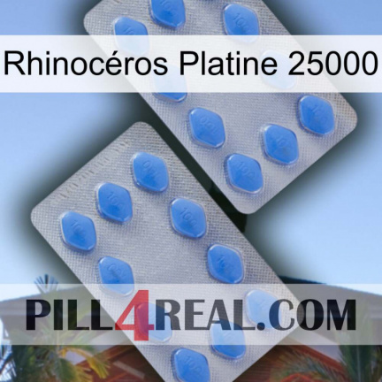 Rhinocéros Platine 25000 20